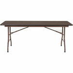 Lorell Economy Rectangular Folding Table Moisture - Sealed 30