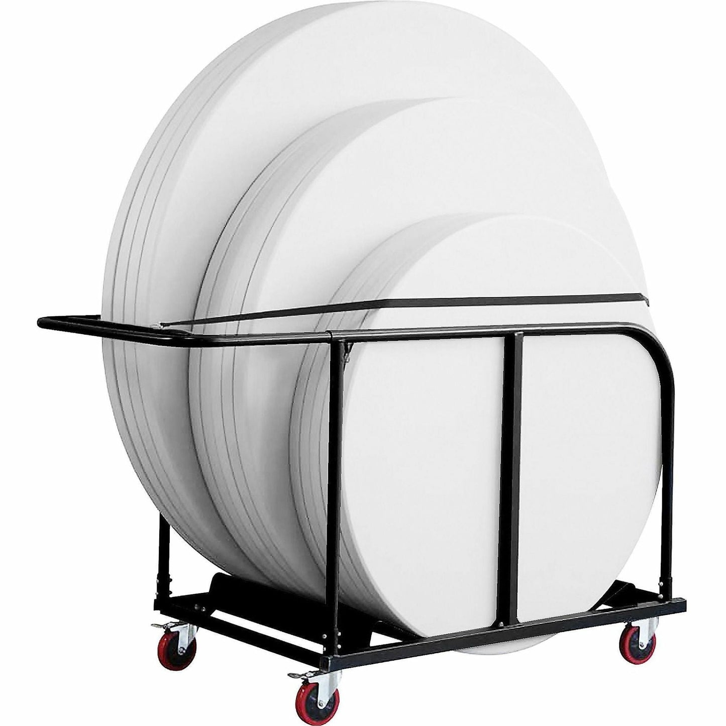Lorell Round Planet Table Trolley Cart for Up to 16 Tables Steel Frame (LLR - LLR65955) - SchoolOutlet