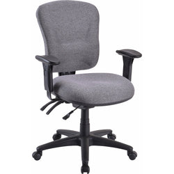 Lorell Accord Series Mid-Back Task Chair - Polyester Seat Material - Black Frame Color (LLR-LLR6612X)