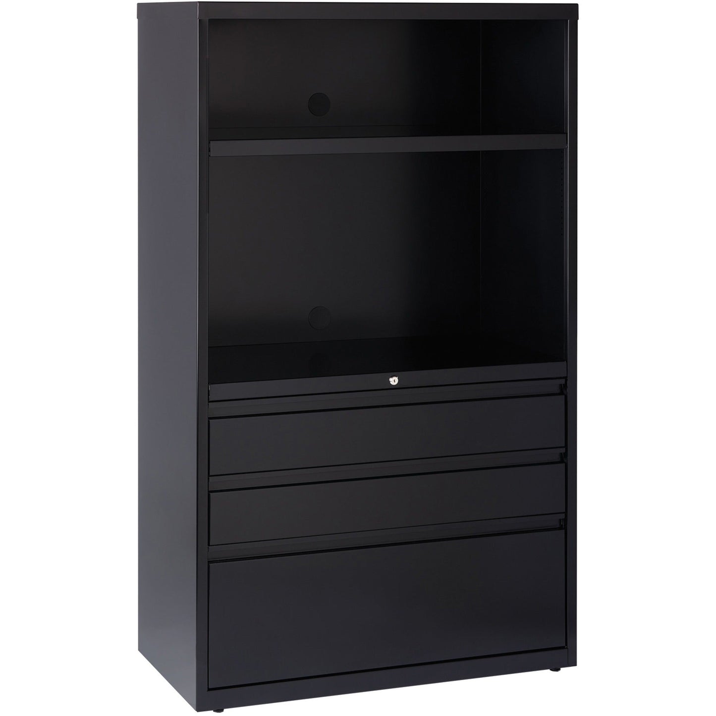 Lorell Triple - Functional 60" Steel Combo Unit with Lateral File36"W x 18.6"D x 60"H (LLR - LLR66205) - SchoolOutlet