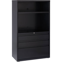 Lorell Triple-Functional 60" Steel Combo Unit with Lateral File36"W x 18.6"D x 60"H (LLR-LLR66205)