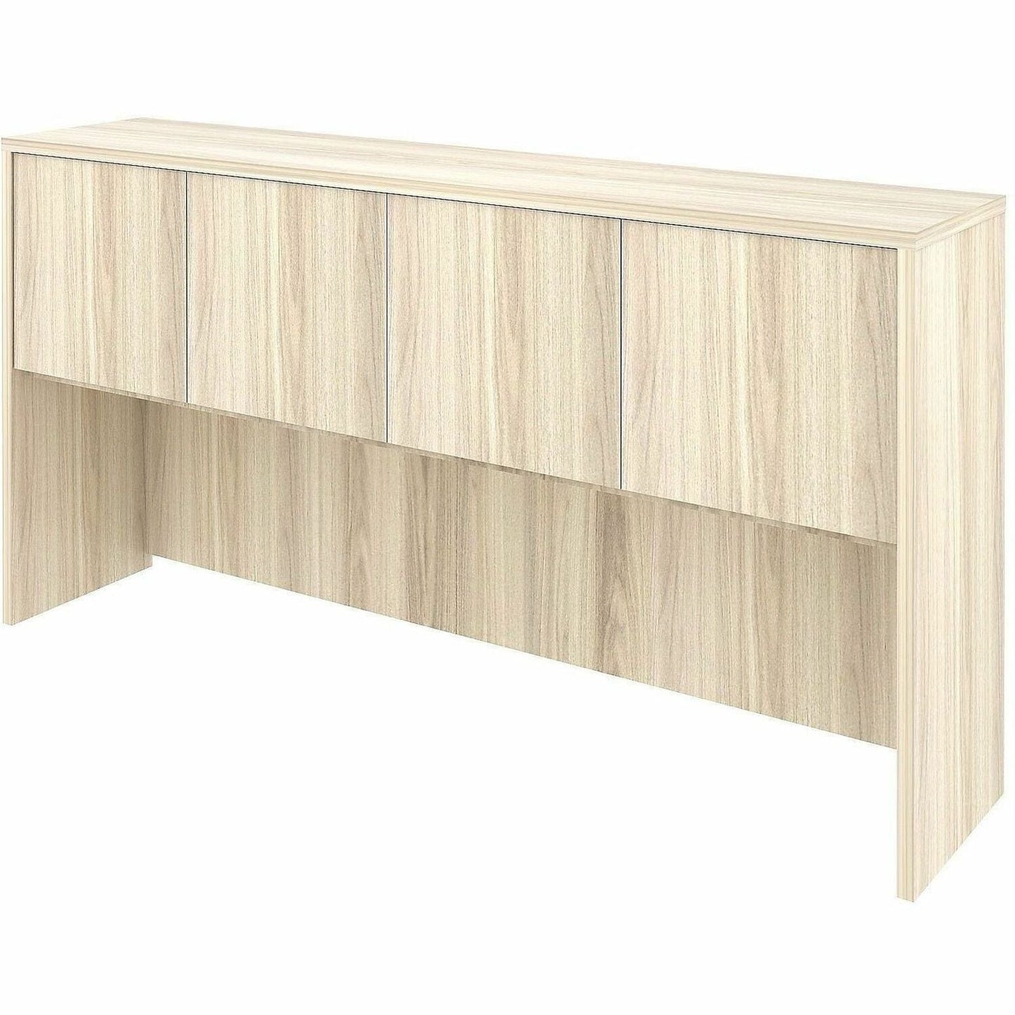 Lorell Essentials Series Stack - on Hutch with Wood Doors 66"W x 15"D x 36"H (LLR - ESS - SH - 66) - SchoolOutlet
