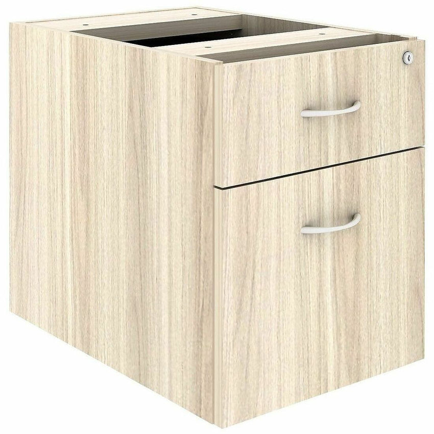 Lorell Essentials Series 2 - Drawer Box/File Hanging Pedestal 16"W x 22"D x 21"H (LLR - 2DRAWER - BF - HP) - SchoolOutlet