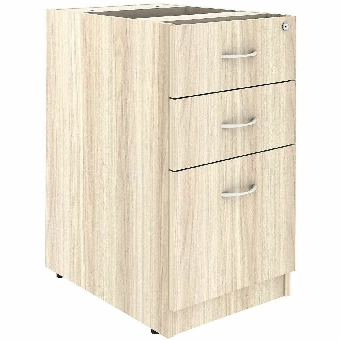 Lorell Essentials Series 3 - Drawer Box/Box/File Fixed Pedestal 16"W x 22"D x 28.25"H (LLR - 3DRAWER - BBFP) - SchoolOutlet