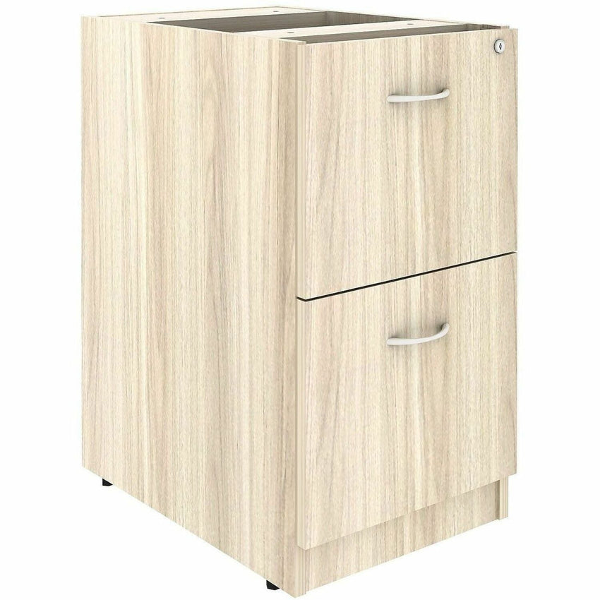 Lorell Essentials Series 2 - Drawer File/File Fixed Pedestal 16"W x 22"D x 28.25"H (LLR - 2DRAWER - FF - FP) - SchoolOutlet