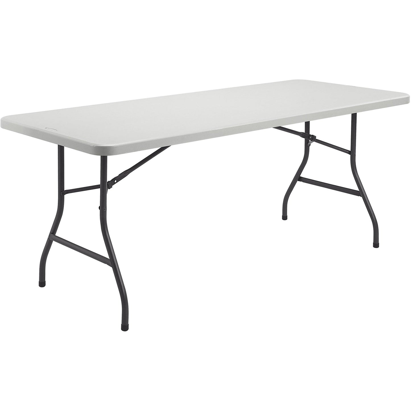 Lorell Extra Capacity Ultra Lite High Density Polyethylene Folding Table 96"W x 30"D x 29"H (LLR - LLR66654) - SchoolOutlet