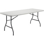 Lorell Ultra Lite Rectangular High Density Polyethylene Folding Banquet Table 60