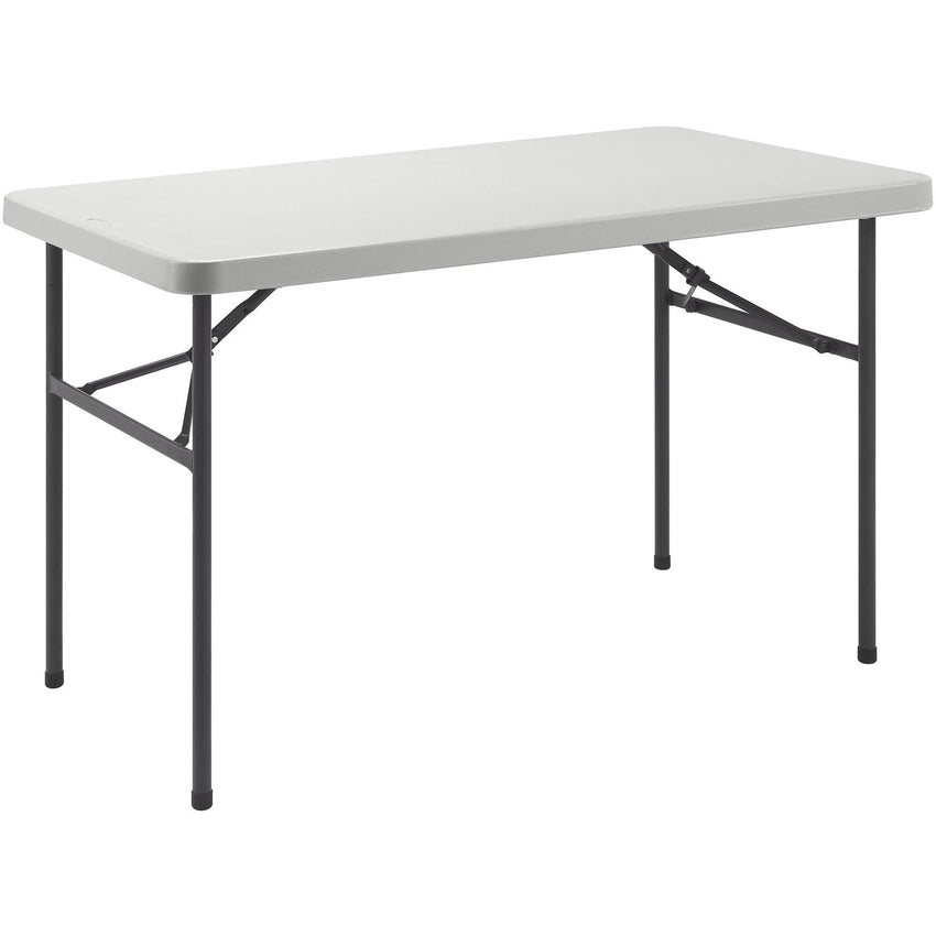 Lorell Ultra Lite Rectangular High Density Polyethylene Folding Banquet Table 48"W x 24"D x 29"H (LLR - LLR66657) - SchoolOutlet