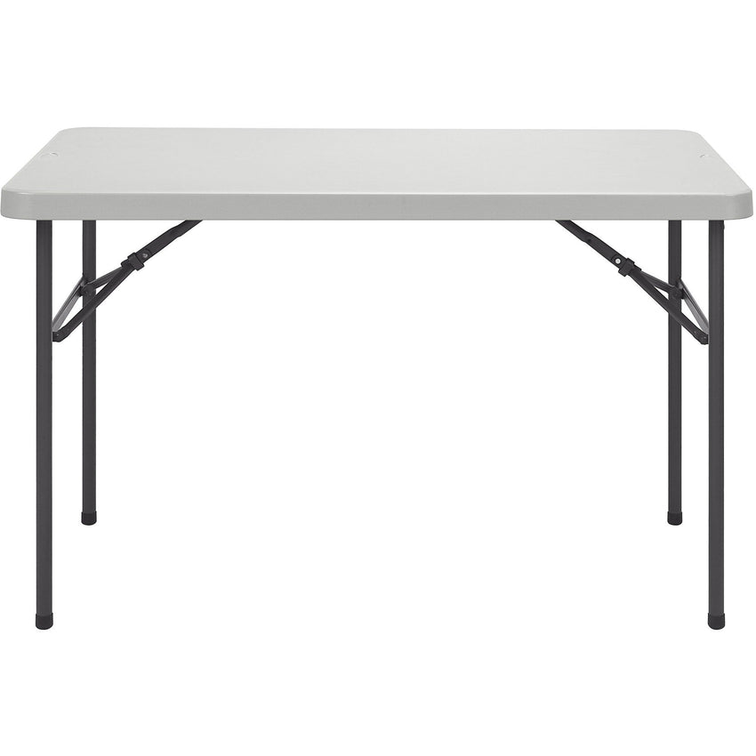Lorell Ultra Lite Rectangular High Density Polyethylene Folding Banquet Table 48"W x 24"D x 29"H (LLR - LLR66657) - SchoolOutlet