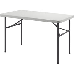 Lorell Ultra Lite Rectangular High Density Polyethylene Folding Banquet Table 48"W x 24"D x 29"H (LLR-LLR66657)
