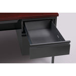 Lorell Fortress Series Right Single - Pedestal Desk and Industrial Grade Reinforced Steel Construction 48