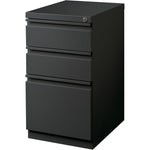 Lorell Fortress Series 3 - Drawer Box/Box/File Mobile Pedestal Steel Ball - Bearing Charcoal 15