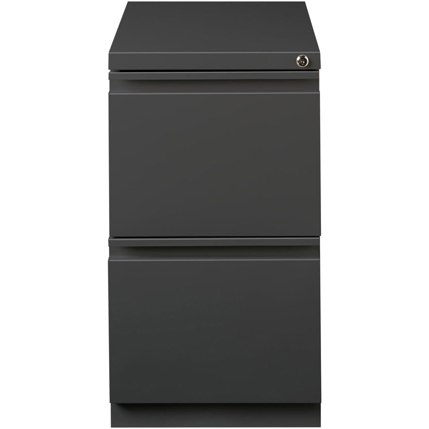 Lorell Fortress Series 2 - Drawer File/File Mobile Pedestal Steel Ball - Bearing Charcoal 15"W x 19.9"D x 27.7"H (LLR - LLR66910) - SchoolOutlet