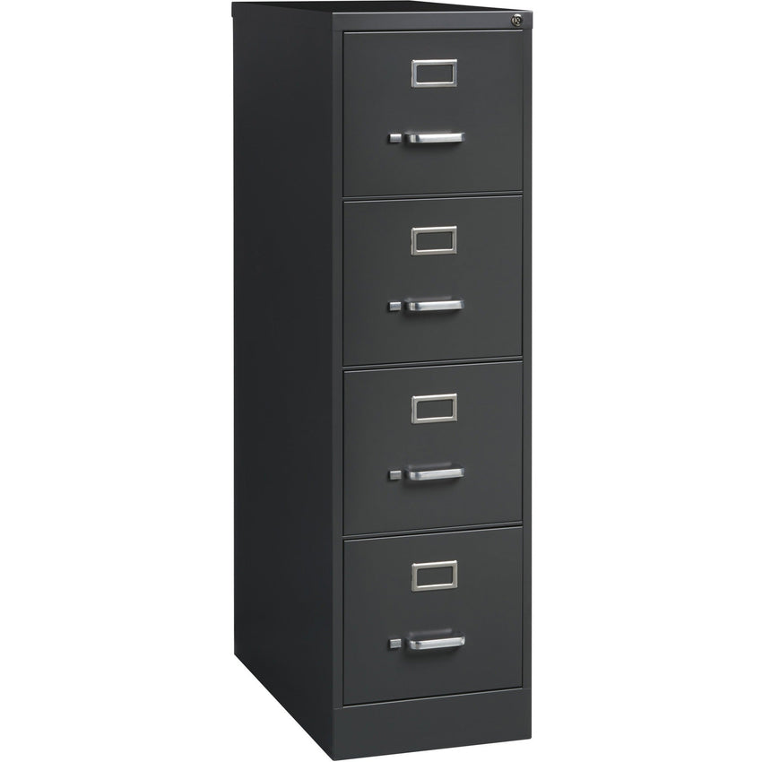 Lorell Fortress Series 4 - Drawer Commercial - Grade Vertical File And Ball - Bearing 15"W x 26.5"D x 52"H (LLR - FRT - VF52 - 4D) - SchoolOutlet