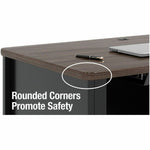 Lorell Fortress Series Steel Teachers Desk with Classic Laminate Top and Centralized Locking Right - Pedestal Storage 48
