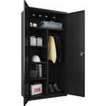 Lorell Fortress Series Wardrobe Cabinet with Locking Double Doors (LLR - LLR66966) - SchoolOutlet