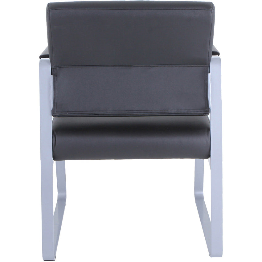 Lorell Healthcare Reception Sled Base Guest Chair Antimicrobial Vinyl with Steel Frame (LLR - LLR66996) - SchoolOutlet