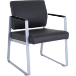 Lorell Healthcare Reception Sled Base Guest Chair Antimicrobial Vinyl with Steel Frame (LLR - LLR66996) - SchoolOutlet