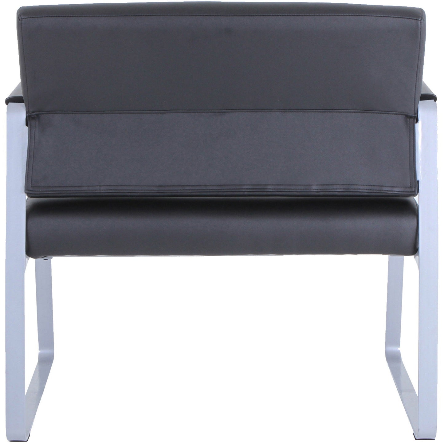 Lorell Healthcare Reception Big & Tall Sled Base Guest Chair Antimicrobial Vinyl 500 lb Capacity (LLR - LLR66997) - SchoolOutlet