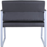 Lorell Healthcare Reception Big & Tall Sled Base Guest Chair Antimicrobial Vinyl 500 lb Capacity (LLR - LLR66997) - SchoolOutlet