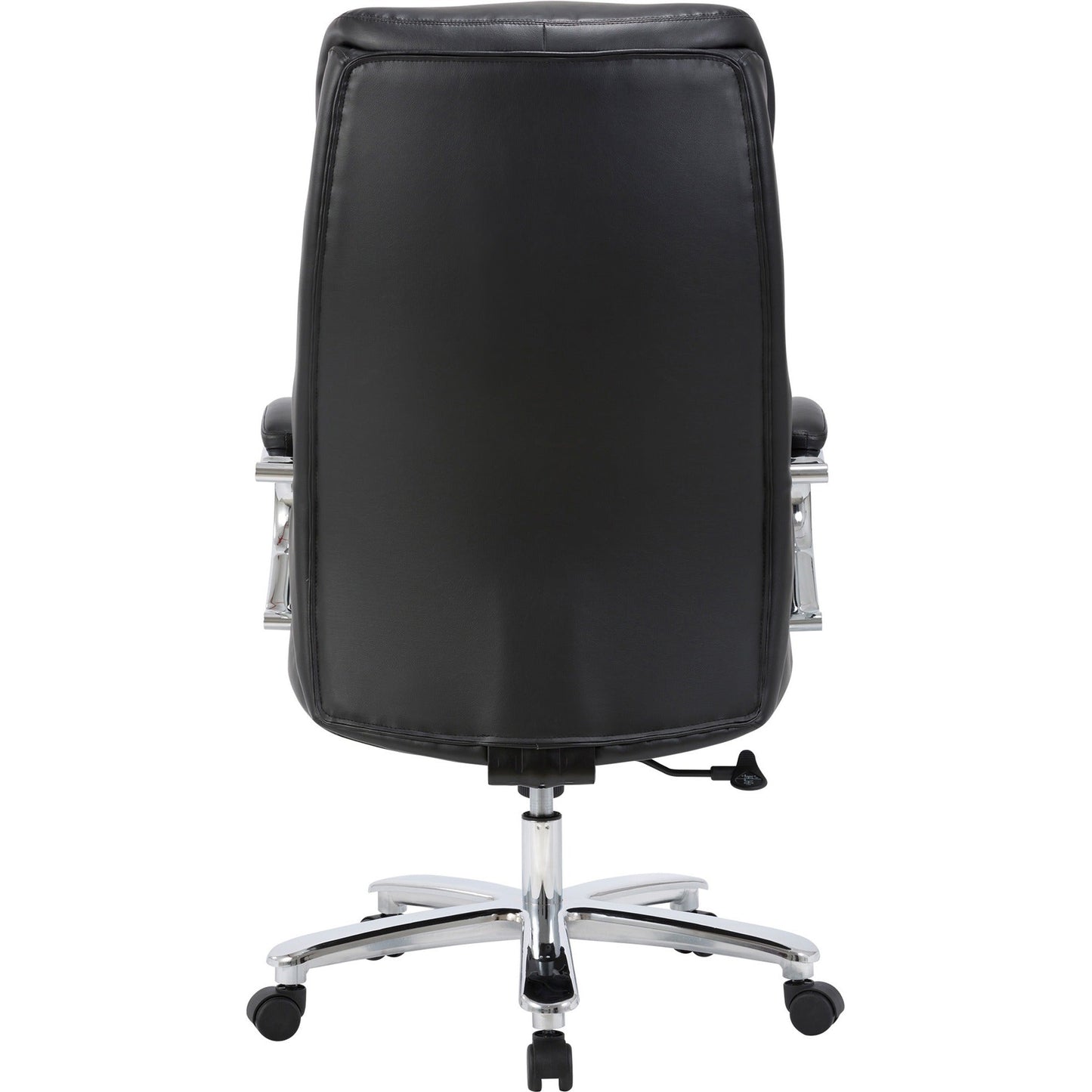 Lorell Big & Tall High - Back Executive Chair Black Bonded Leather 400 lb Capacity 18 "H (LLR - LLR67004) - SchoolOutlet