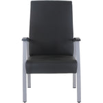 Lorell High - Back Healthcare Guest Chair with Antimicrobial Vinyl and Silver Steel Frame (LLR - LLR67011) - SchoolOutlet