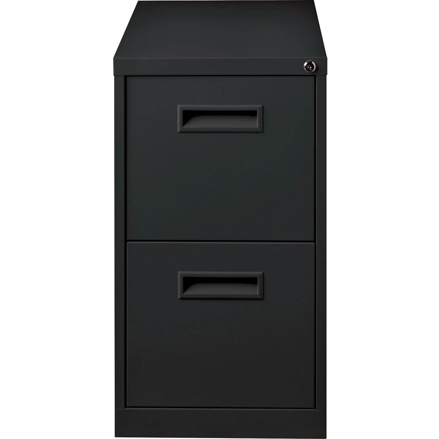 Lorell Fortress Series 2 - Drawer File Mobile Pedestal Steel Ball - Bearing Black 15"W x 22.9"D x 28"H (LLR - LLR67733) - SchoolOutlet