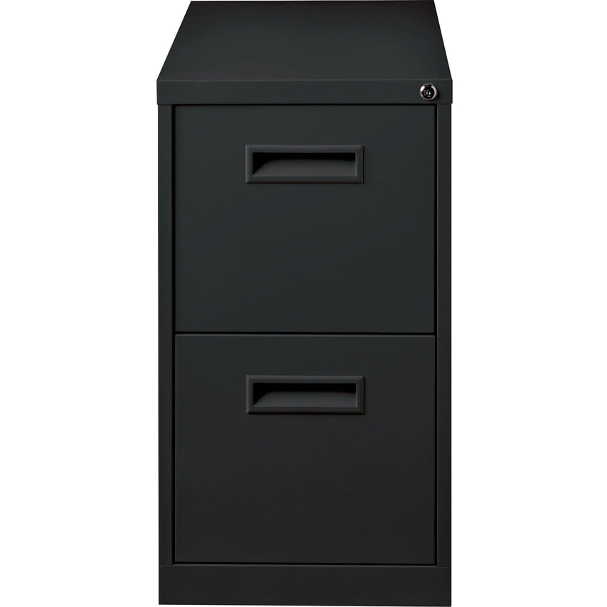 Lorell Fortress Series 2 - Drawer File Mobile Pedestal Steel Ball - Bearing Black 15"W x 22.9"D x 28"H (LLR - LLR67733) - SchoolOutlet