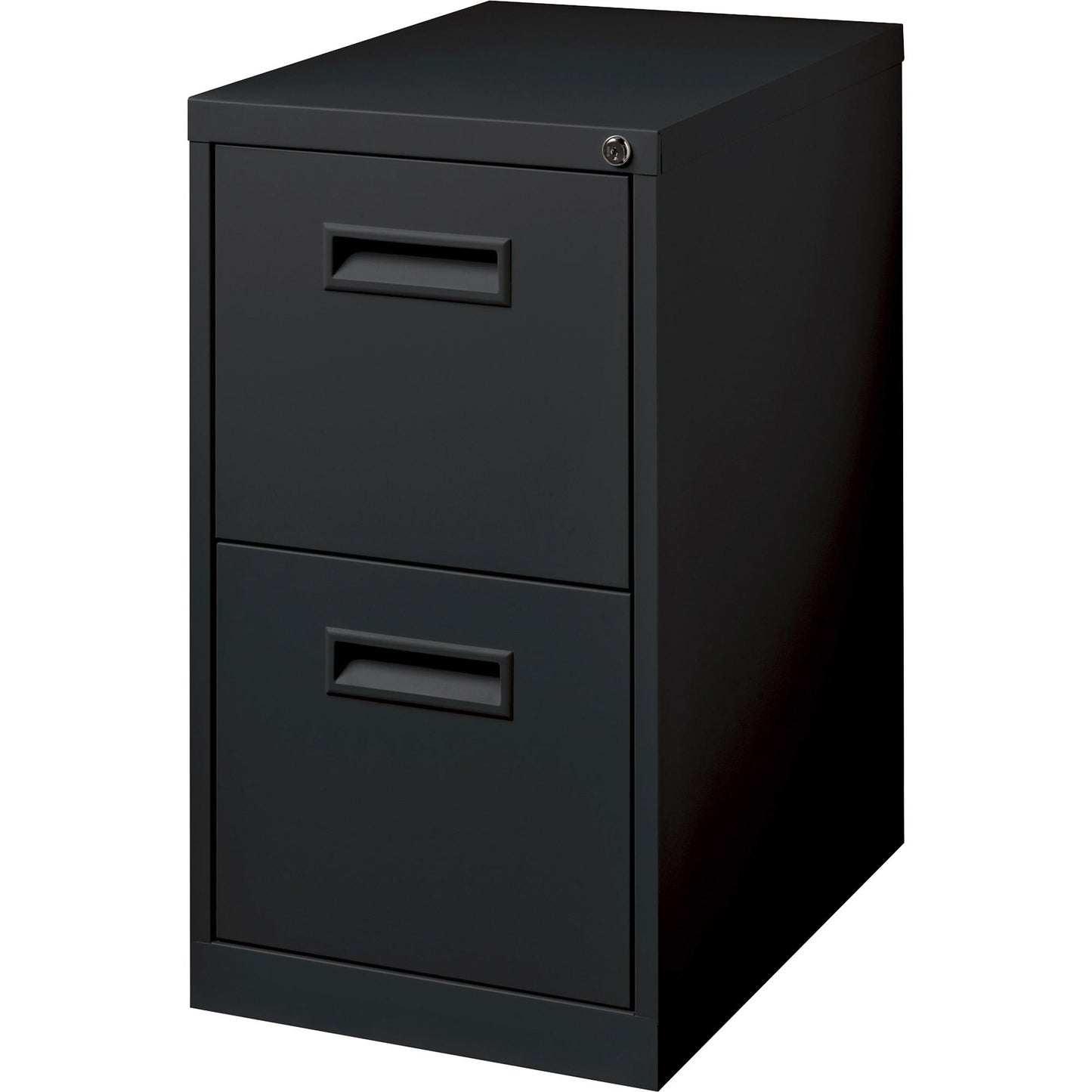 Lorell Fortress Series 2 - Drawer File Mobile Pedestal Steel Ball - Bearing Black 15"W x 22.9"D x 28"H (LLR - LLR67733) - SchoolOutlet