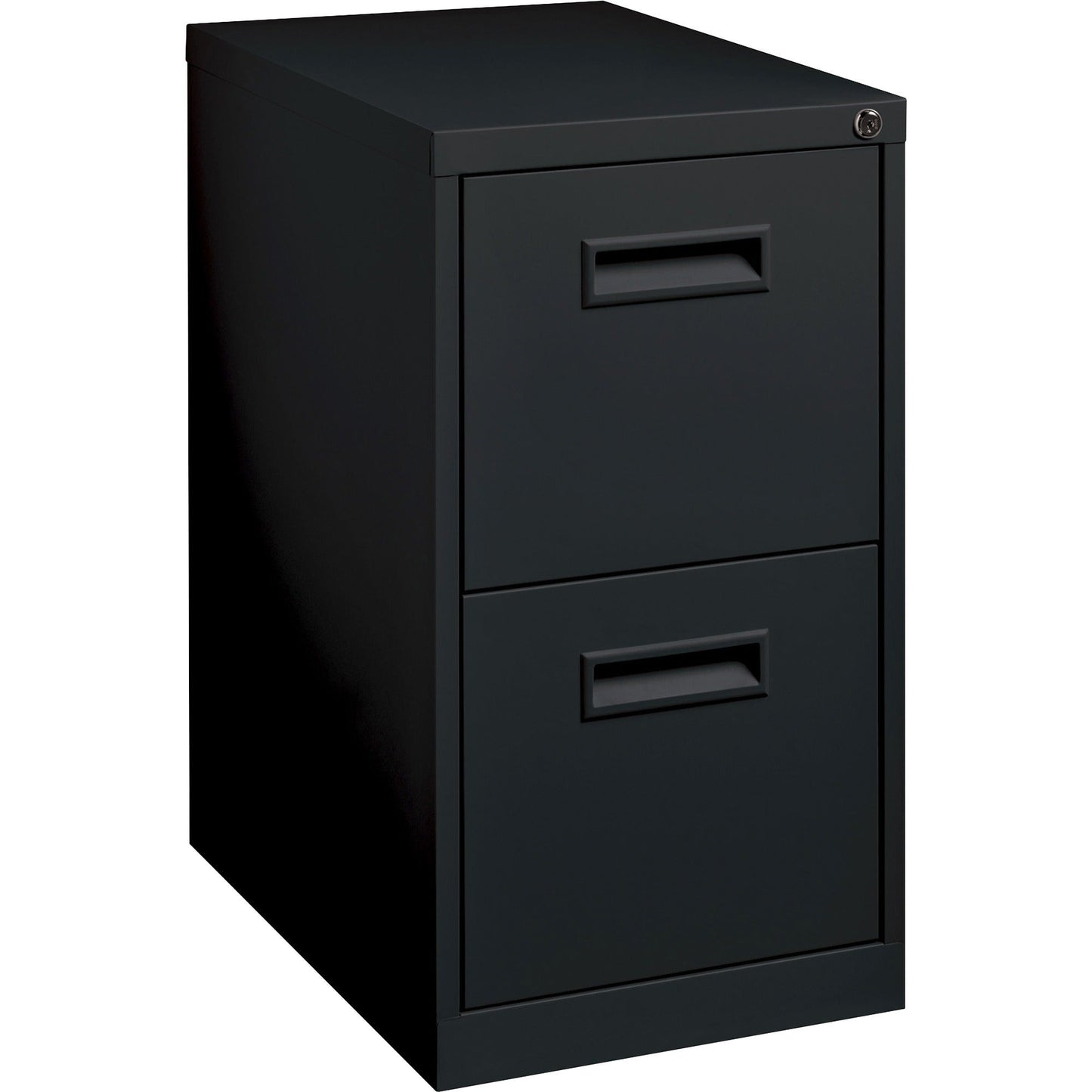 Lorell Fortress Series 2 - Drawer File Mobile Pedestal Steel Ball - Bearing Black 15"W x 22.9"D x 28"H (LLR - LLR67733) - SchoolOutlet