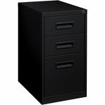 Lorell Fortress Series 3 - Drawer Box/File Mobile Pedestal Steel Ball - Bearing Black 15