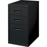Lorell Fortress Series 3 - Drawer Box/File Mobile Pedestal Steel Ball - Bearing Black 15