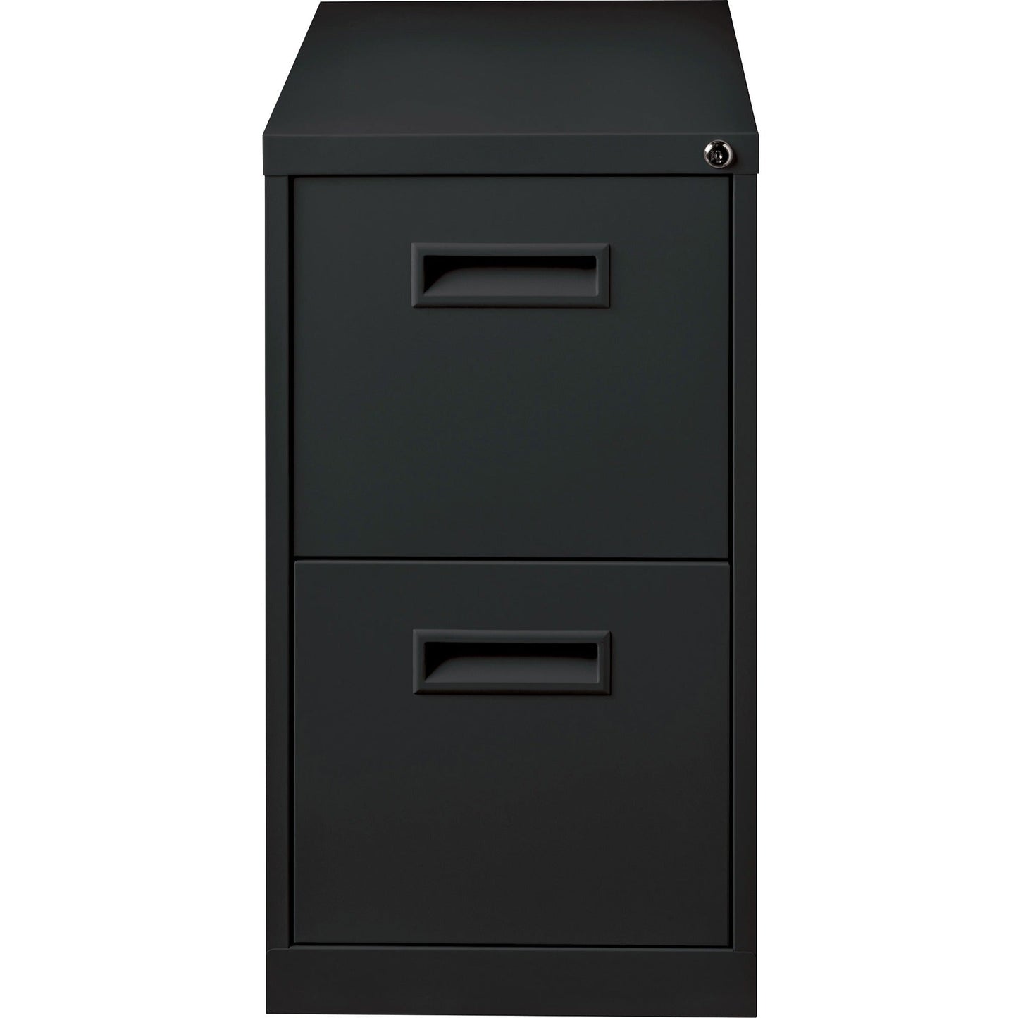 Lorell Fortress Series 2 - Drawer File Mobile Pedestal Steel Ball - Bearing Black 15"W x 19"D x 28"H (LLR - LLR67741) - SchoolOutlet