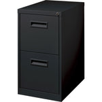 Lorell Fortress Series 2 - Drawer File Mobile Pedestal Steel Ball - Bearing Black 15