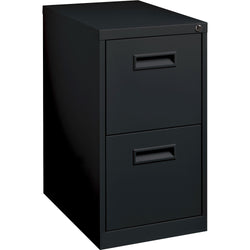 Lorell Fortress Series 2-Drawer File Mobile Pedestal Steel Ball-Bearing Black 15"W x 19"D x 28"H (LLR-LLR67741)