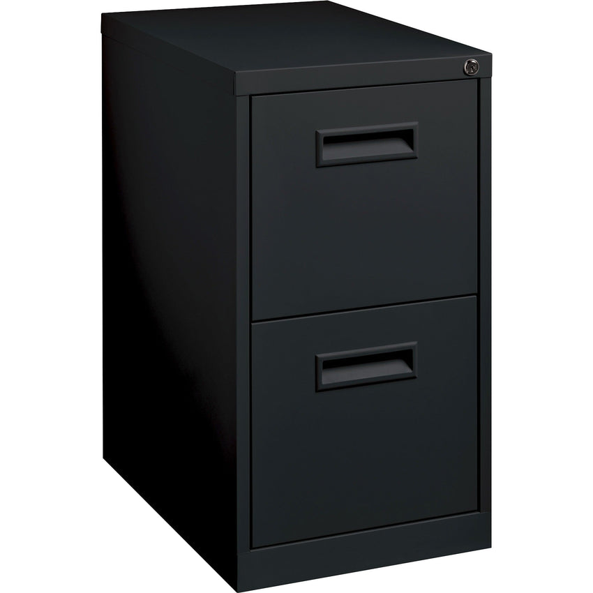 Lorell Fortress Series 2 - Drawer File Mobile Pedestal Steel Ball - Bearing Black 15"W x 19"D x 28"H (LLR - LLR67741) - SchoolOutlet