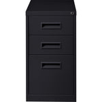 Lorell Fortress Series 3 - Drawer Box/File Mobile Pedestal Steel Ball - Bearing Black 15