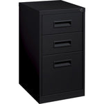 Lorell Fortress Series 3 - Drawer Box/File Mobile Pedestal Steel Ball - Bearing Black 15