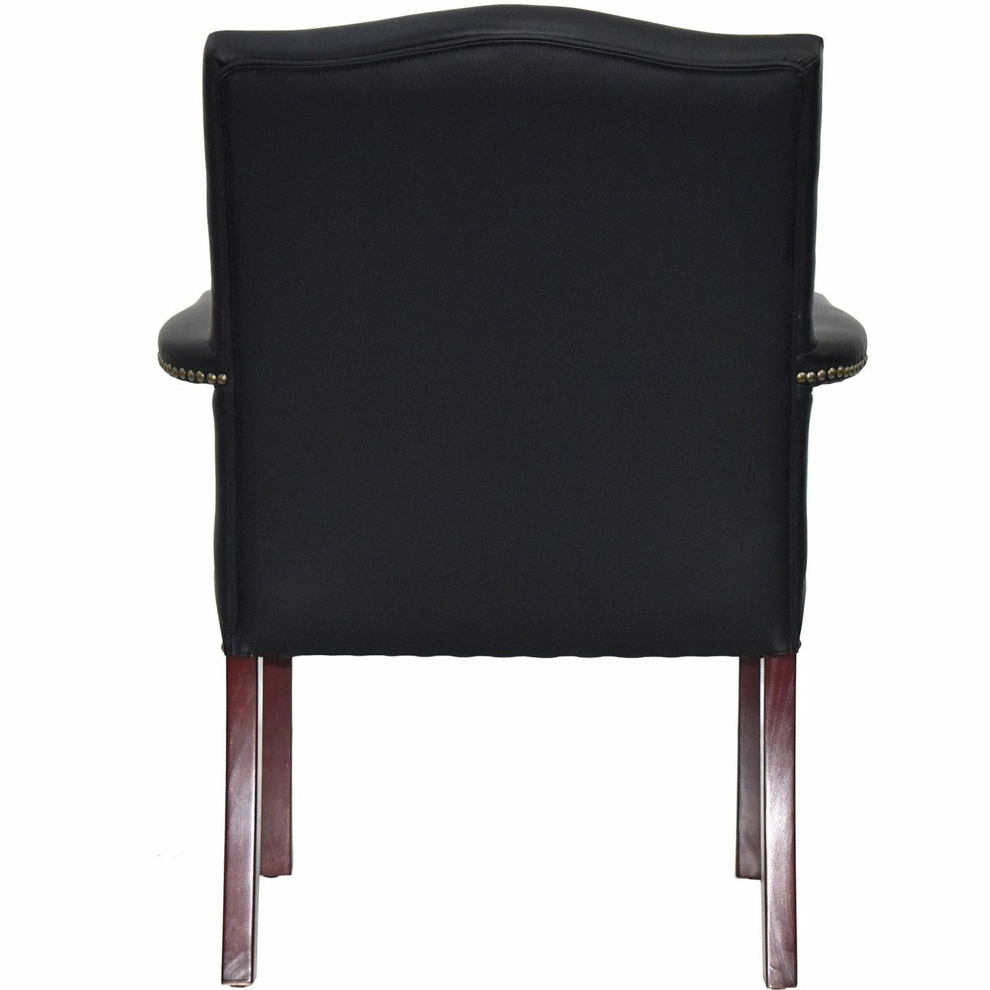 Lorell Deluxe Guest Chair with Bonded Leather Upholstery 18.25 "H (LLR - LLR68252) - SchoolOutlet