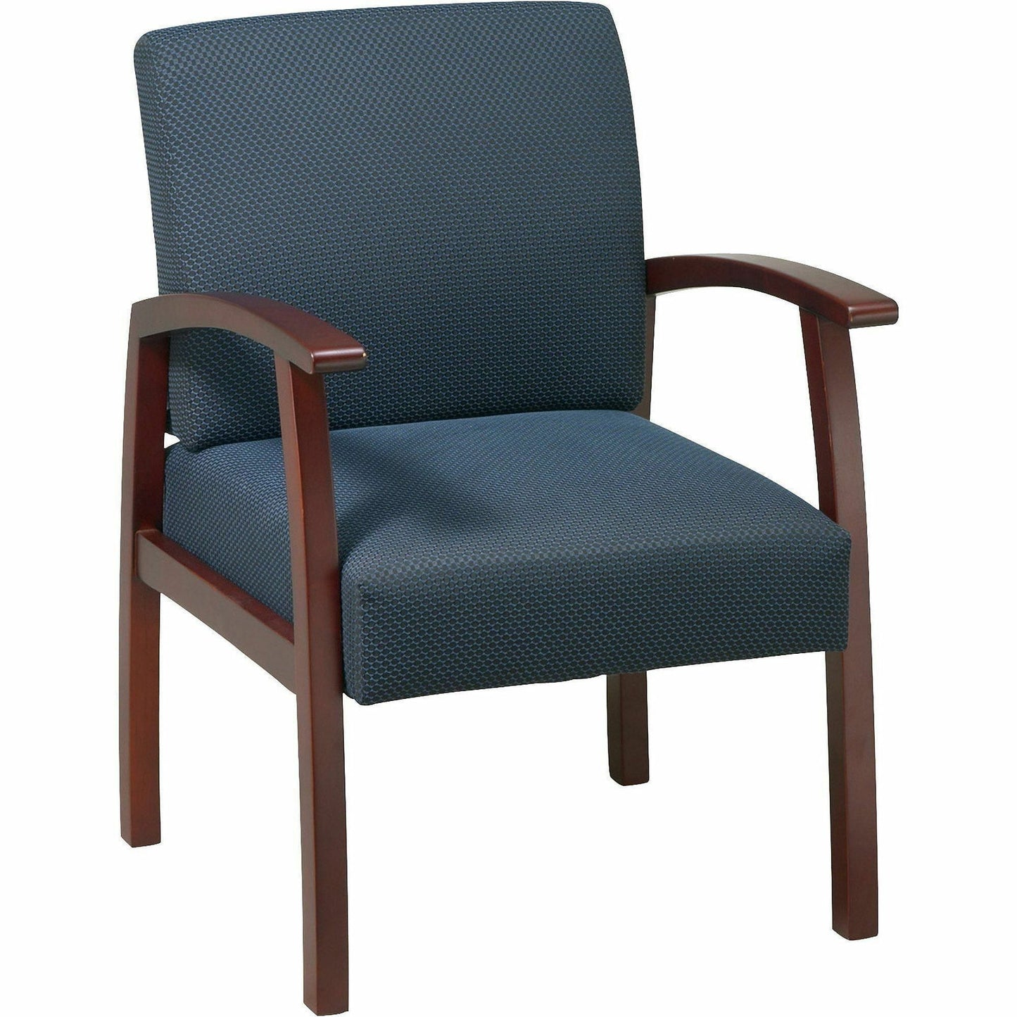 Lorell Thickly Padded Guest Chair with Wood Frame and Lumbar Support 18.50"H (LLR - LLR6855X) - SchoolOutlet