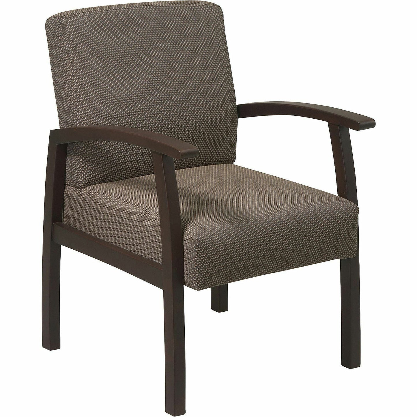 Lorell Thickly Padded Guest Chair with Wood Frame and Lumbar Support 18.50"H (LLR - LLR6855X) - SchoolOutlet