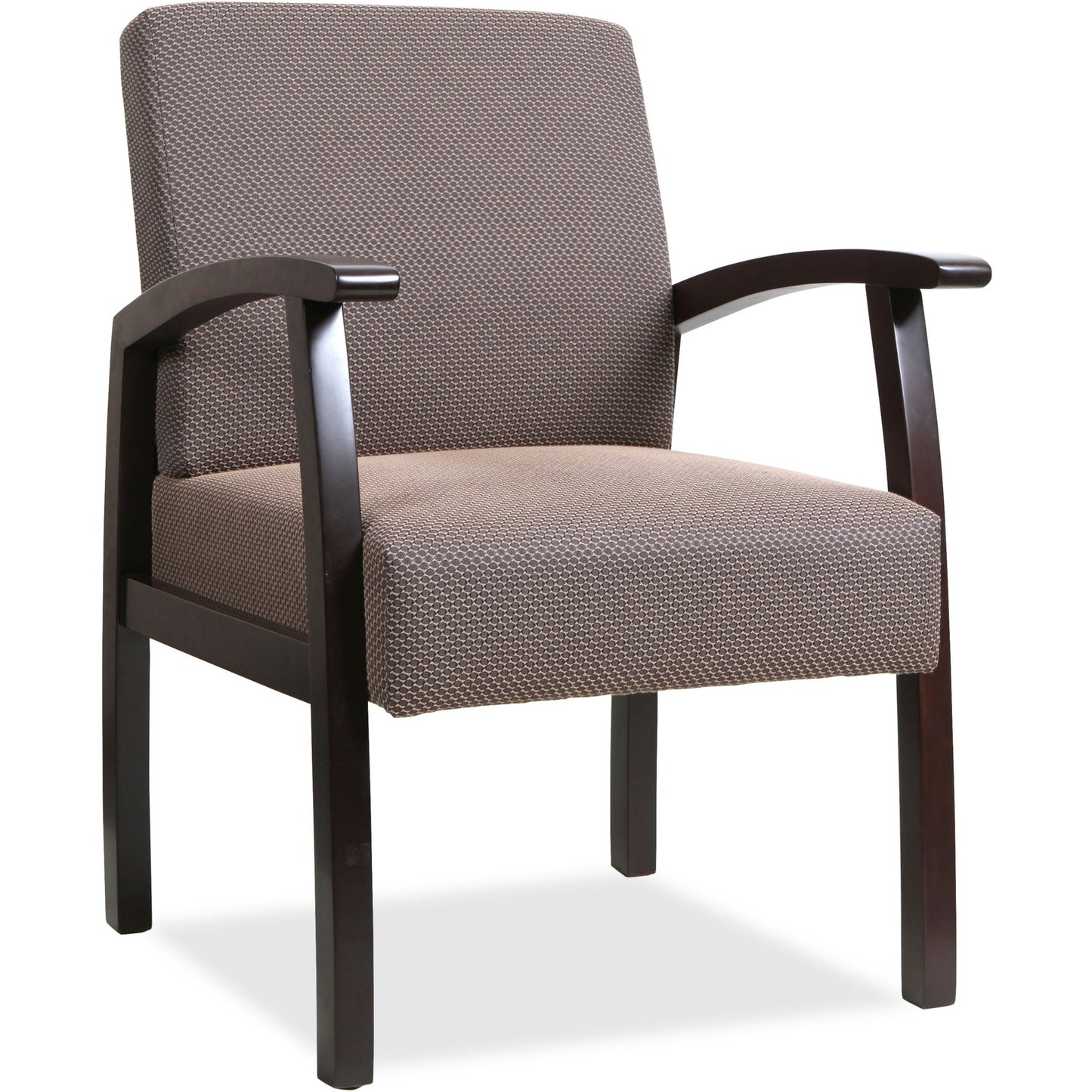 Lorell Thickly Padded Guest Chair with Wood Frame and Lumbar Support 18.50"H (LLR - LLR6855X) - SchoolOutlet