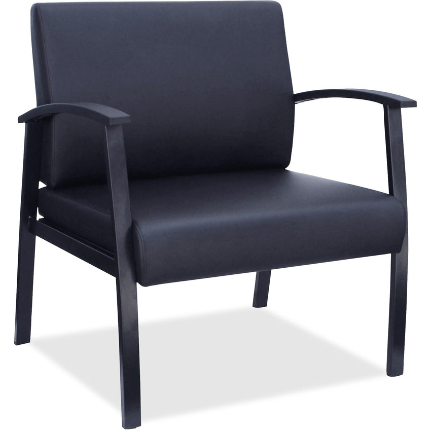 Lorell Big & Tall Guest Chair with 450 lb Capacity 18.13"H (LLR - LLR68557) - SchoolOutlet