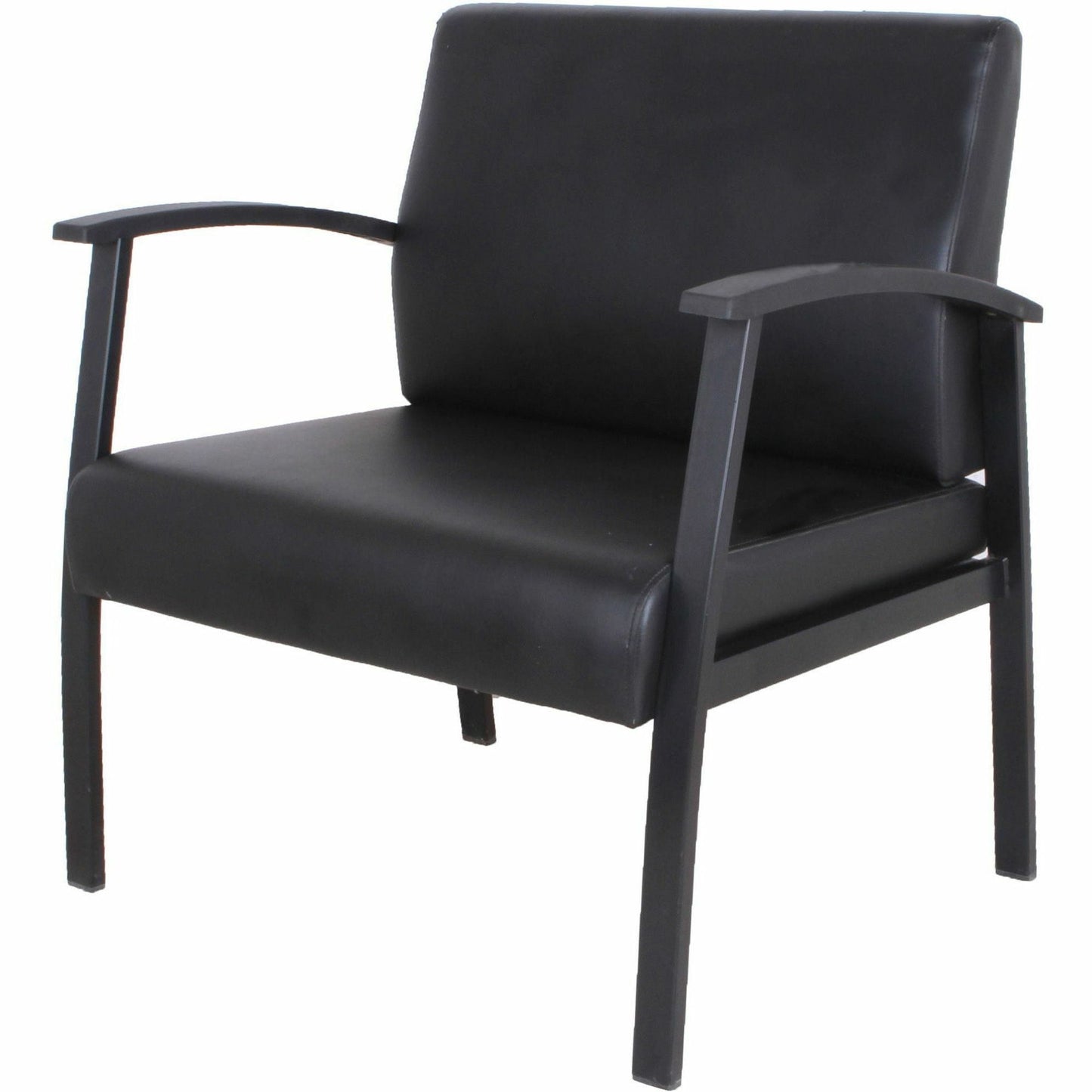 Lorell Big & Tall Guest Chair with 450 lb Capacity 18.13"H (LLR - LLR68557) - SchoolOutlet