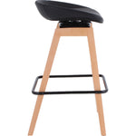 Lorell Modern Low - Back Stool with Swivel Seat and Auto Return (LLR - LLR68563) - SchoolOutlet