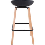 Lorell Modern Low - Back Stool with Swivel Seat and Auto Return (LLR - LLR68563) - SchoolOutlet