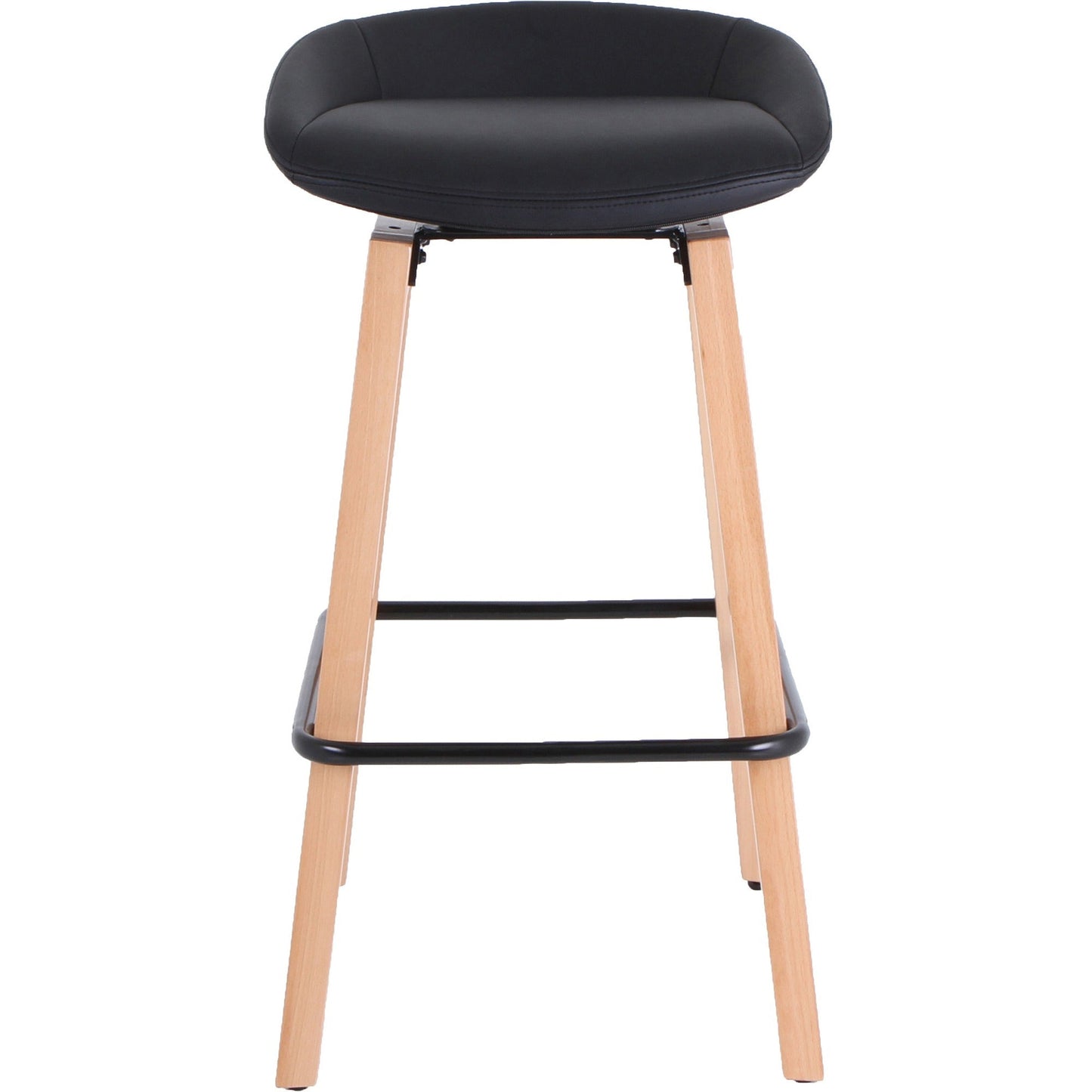 Lorell Modern Low - Back Stool with Swivel Seat and Auto Return (LLR - LLR68563) - SchoolOutlet
