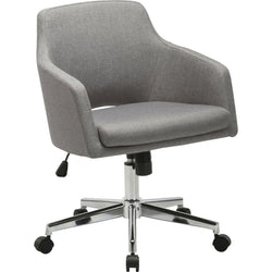 Lorell Resimercial Low-back Task Chair with Arms Adjustable Swivel Fabric Seating (LLR-LLR68570)