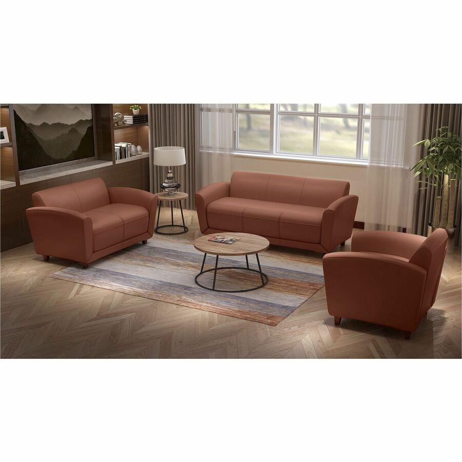 Lorell Accession Reception Loveseat 34.5"H x 55"W x 31.5"D (LLR - LLR6894X) - SchoolOutlet