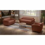 Lorell Accession Reception Loveseat 34.5